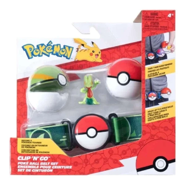 POKEMON CLIP N\' GO POKE BALL ΜΕ ΖΩΝΗ W20 - TREECKO