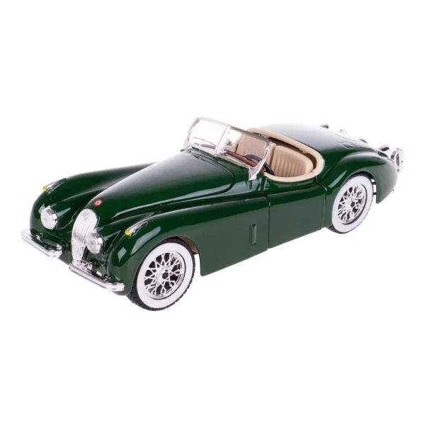 BBURAGO 1:24 JAGUAR XK120 ROADSTER (1951) GREEN