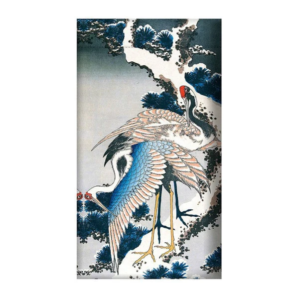 LE MUSEE COLLECTION FLAT GLASSES CASE – HOKUSAI GRUES