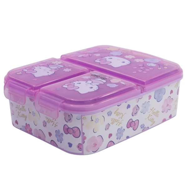 ΔΟΧΕΙΟ ΦΑΓΗΤΟΥ ΜΕ 3 ΔΙΑΜΕΡΙΣΜΑΤΑ HELLO KITTY
