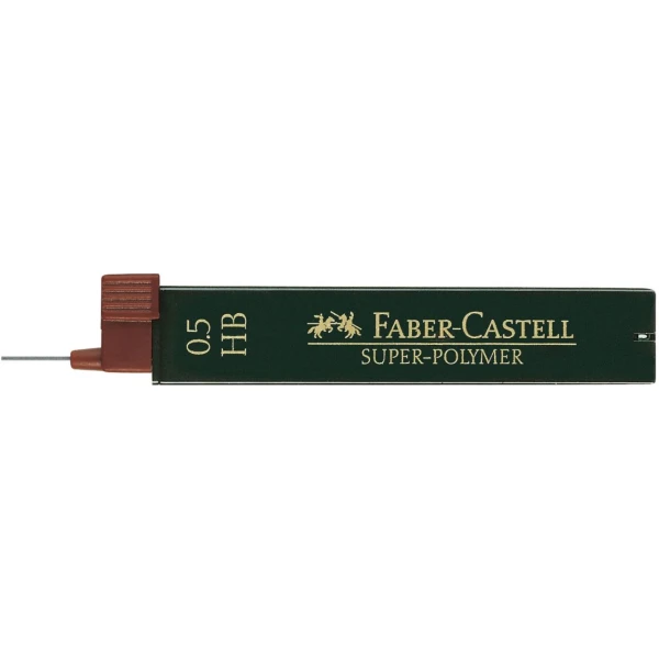 FABER-CASTELL ΠΕΡΙΕΚΤΗΣ 12 ΜΥΤΕΣ SUPER POLYMER 0.5mm HB