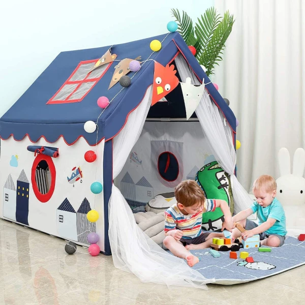 PLAY TENT DELUXE BLUE