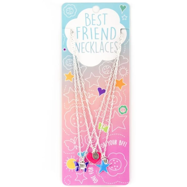 ΚΟΛΙΕ BEST FRIENDS ΣΕΤ 3 τεμ. HEART-STAR-BUTTERFLY