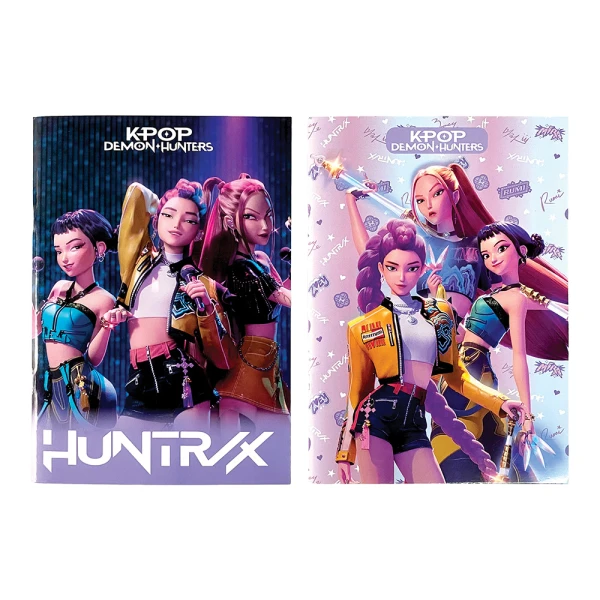 ΤΕΤΡΑΔΙΟ ΚΑΡΦΙΤΣΑ A4 50 ΦΥΛΛΑ K-POP DEMON HUNTERS - 2 ΣΧΕΔΙΑ