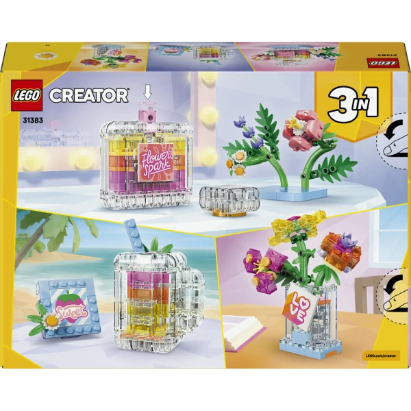 LEGO CREATOR 3IN1 ΔΙΑΚΟΣΜΗΤΙΚΟ ΜΕ ΛΟΥΛΟΥΔΙΑ - ΜΠΟΥΚΑΛΙ ΑΡΩΜΑΤΟΣ