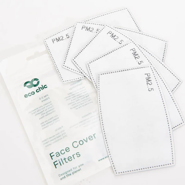 ECO CHIC ΣΕΤ 5 ΦΙΛΤΡΩΝ ΓΙΑ ΜΑΣΚΕΣ ECO CHIC