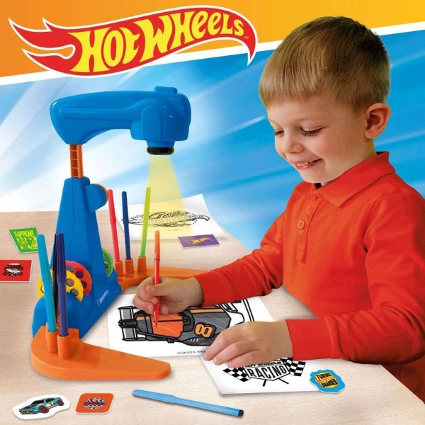 LISCIANI DRAWING SCHOOL HOT WHEELS WITH PROJECTOR
