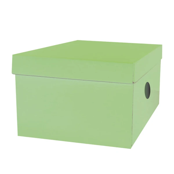 THE LITTLIES PAPER BOARD STORAGE BOX 33X24X18 cm - 6 COLOURS