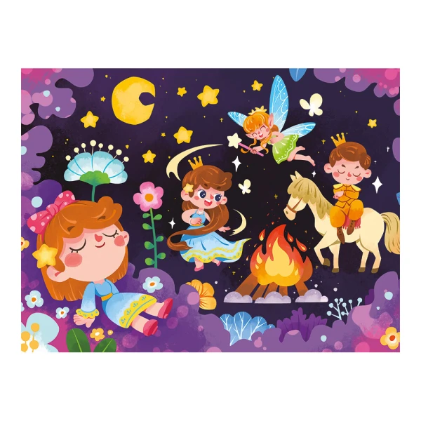 GLOW IN THE DARK ΠΑΖΛ 96 τεμ. THE DREAM OF THE PRINCESS