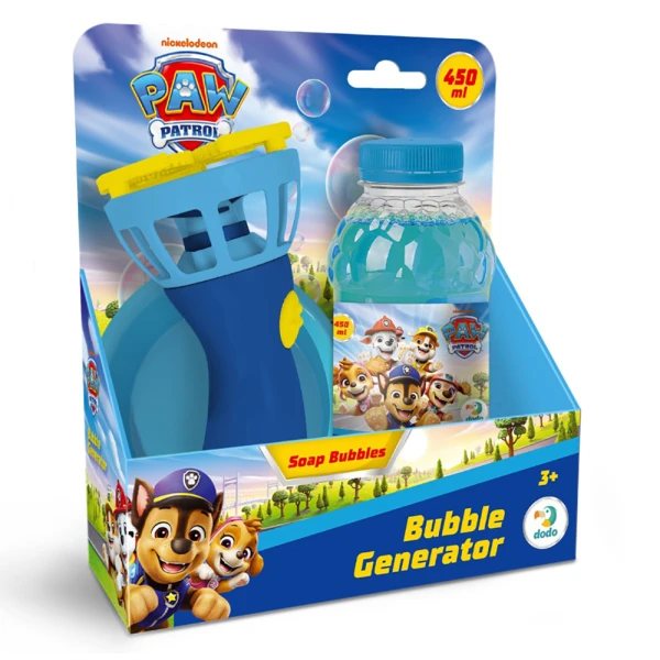 BUBBLE MACHINE 450ML - PAW PATROL