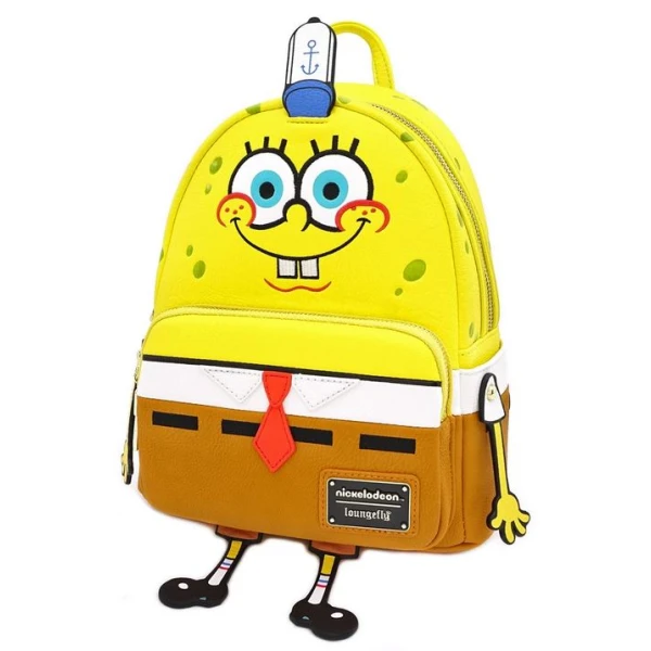 LOUNGEFLY SPONGEBOB 20TH ANNIVERSARY ΜΙΝΙ ΤΣΑΝΤΑ ΠΛΑΤΗΣ (NICBK0001)