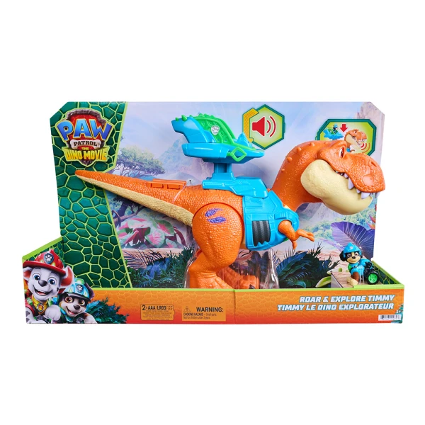 PAW PATROL DINO MOVIE PLAYSET REX AND TIMMY