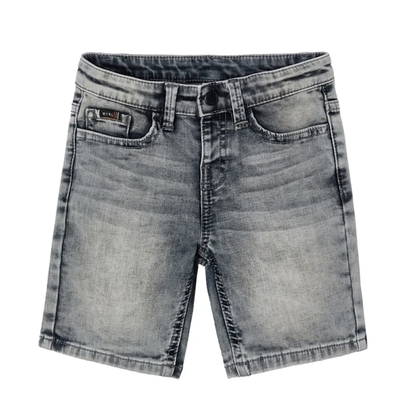 MAYORAL BERMUDA SHORTS SOFT DENIM 5 POCKETS LIGH GREY