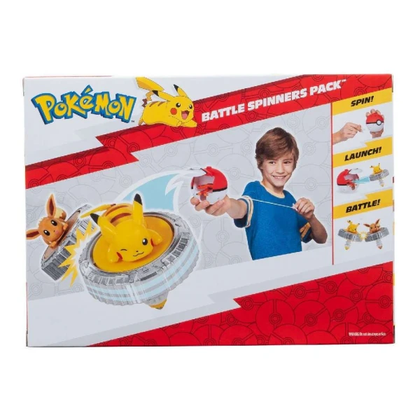 POKEMON BATTLE SPINNER WITH FIGURE PIKACHU