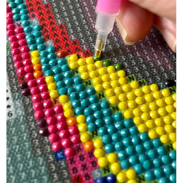 SPLAT PLANET ΣΕΤ DIAMOND PAINTING ΣΕ ΚΑΜΒΑ ΜΕ ΤΕΛΑΡΟ 30Χ40 εκ. MARGARITA