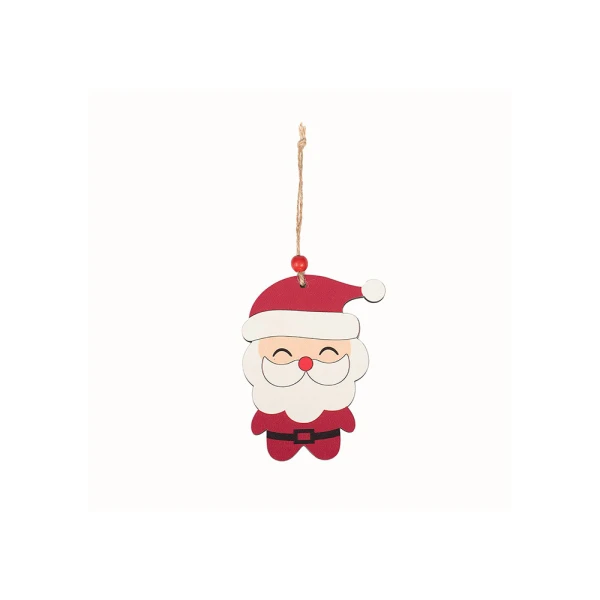 ΧΡΙΣΤΟΥΓΕΝΝΙΑΤΙΚΟ ΞΥΛΙΝΟ ΣΤΟΛΙΔΙ 10 εκ. MR & MRS SANTA - 2 ΣΧΕΔΙΑ