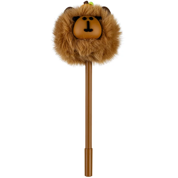 ΣΤΥΛΟ ΜΕ ΠΟΜ ΠΟΜ CAPYBARA 0.7mm - 4 ΣΧΕΔΙΑ