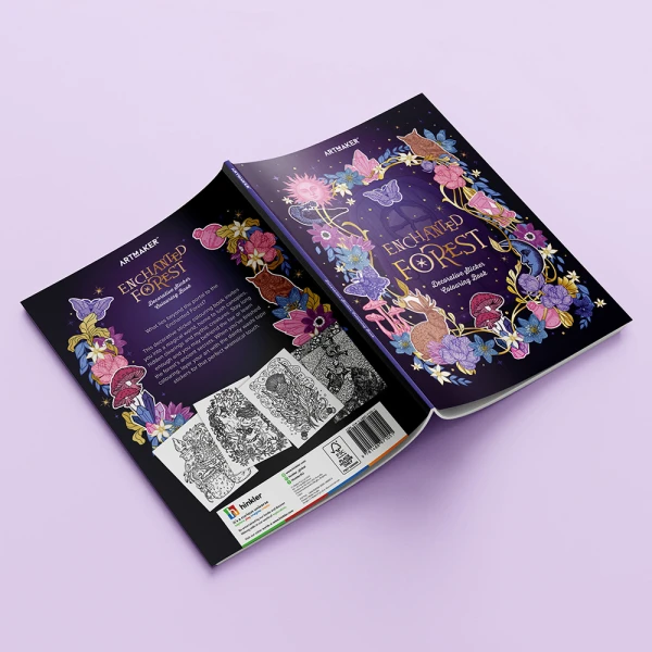 HINKLER ART MAKER STICKER ΒΙΒΛΙΟ ΖΩΓΡΑΦΙΚΗΣ - ENCHANTED FOREST