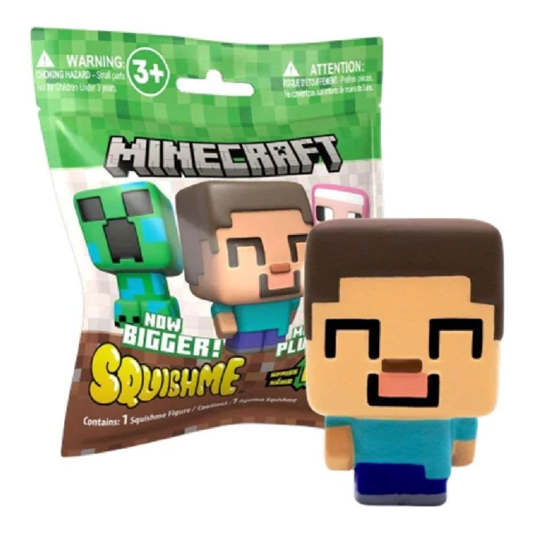 ΣΑΚΟΥΛΑΚΙ MINECRAFT SQUISHY SERIES 6 ΕΚΠΛΗΞΗ