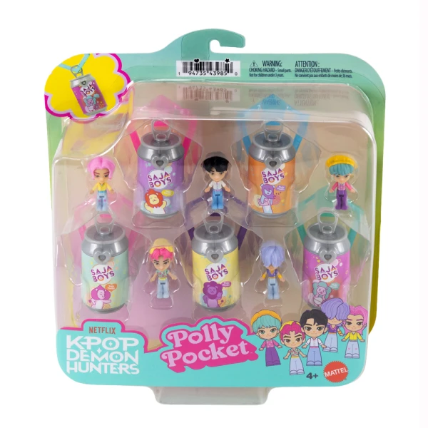 POLLY POCKET x KPOP ΜΠΡΕΛΟΚ SAJA BOYS ΣΕΤ ΤΩΝ 5