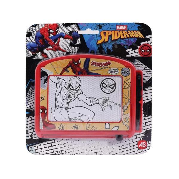 AS SPIDER-MAN ENERGREEN TRAVEL DRAW & ERASE BOARD FOR AGES 3+