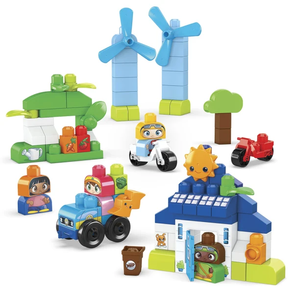 MEGA BLOKS BUILD & LEARN ΟΙΚΟΛΟΓΙΚΟ ΣΠΙΤΙ 92 τεμ.