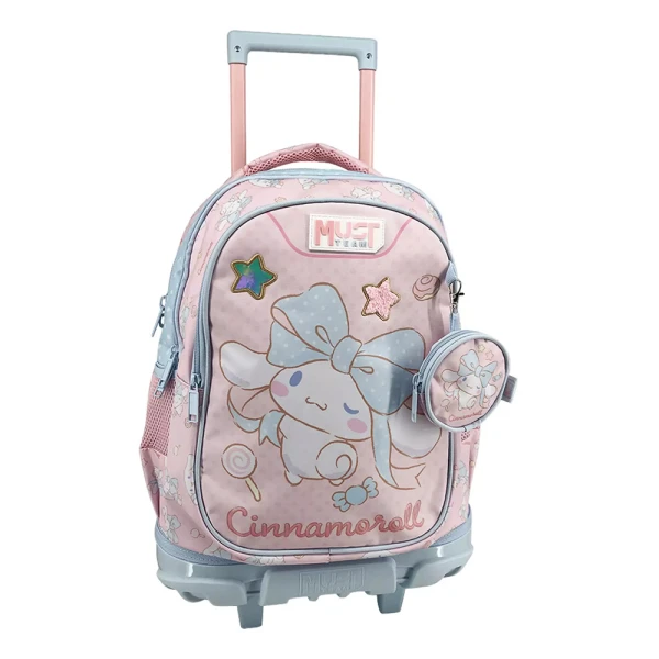 MUST TEAM ΤΣΑΝΤΑ TROLLEY ΔΗΜΟΤΙΚΟΥ 34Χ20Χ44 εκ. 3 ΘΗΚΕΣ CINNAMOROLL
