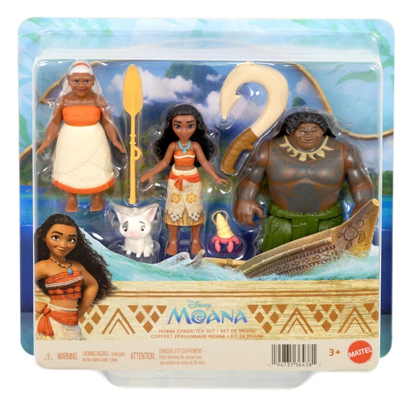 DISNEY MOANA ΜΙΝΙ ΚΟΥΚΛΕΣ ΣΕΤ ΜΕ 4 ΧΑΡΑΚΤΗΡΕΣ