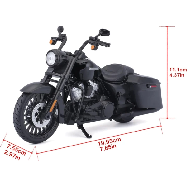 MAISTO 1:12 H-D MOTORCYCLES 2017 ROAD KING SPECIAL BLACK