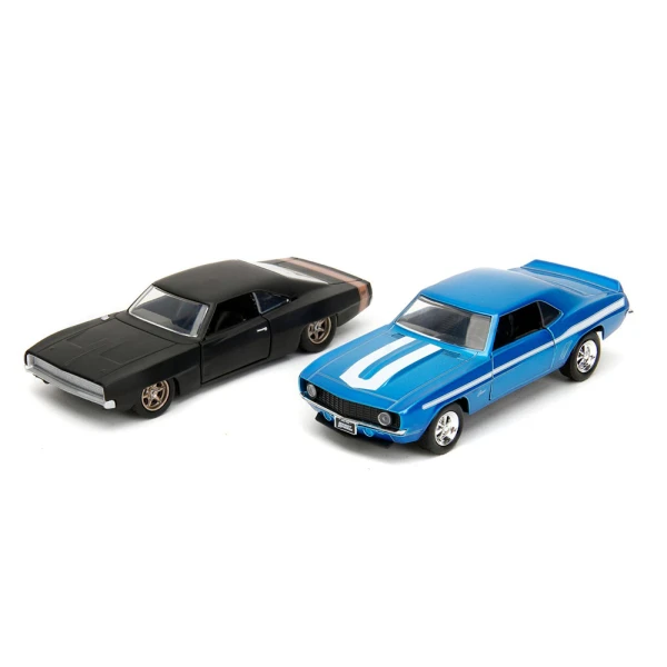 JADA F&F LEGACY SERIES 1:32 1969 CHEVROLET CAMARO ΚΑΙ 1968 DODGE CHARGER WIDEBODY