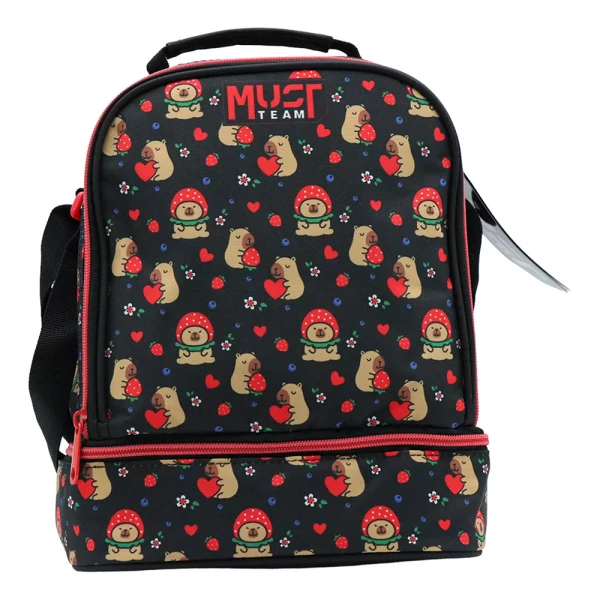 MUST TEAM INSULATED LUNCH BAG 22X16X28 cm CAPYBARA