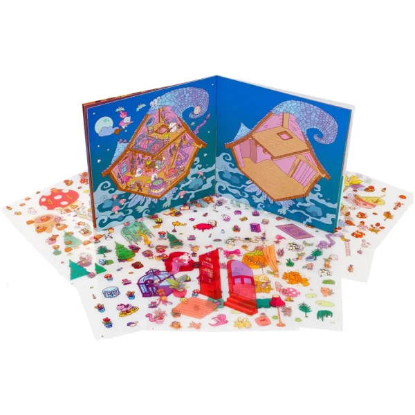 ΒΙΒΛΙΟ ΜΕ ΑΥΤΟΚΟΛΛΗΤΑ COSY STICKER WORLDS - MAGICAL WHIMSY