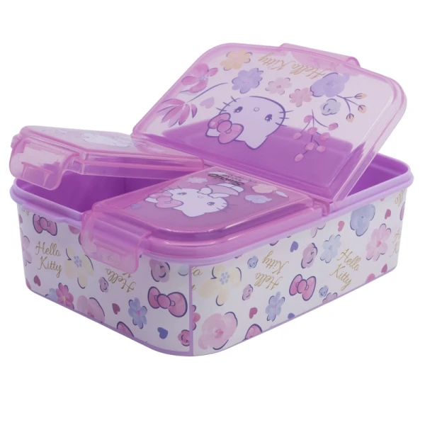 ΔΟΧΕΙΟ ΦΑΓΗΤΟΥ ΜΕ 3 ΔΙΑΜΕΡΙΣΜΑΤΑ HELLO KITTY