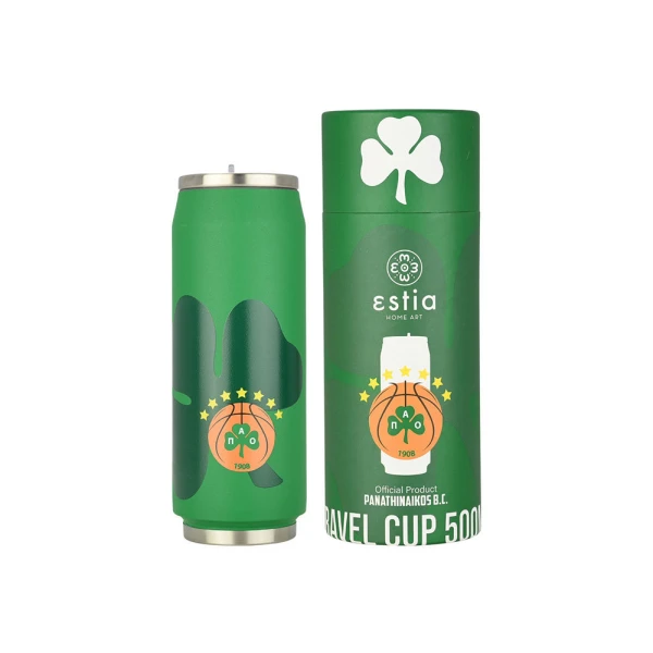 ESTIA HOME ART ΘΕΡΜΟΣ TRAVEL CUP 500ml - PANATHINAIKOS BC