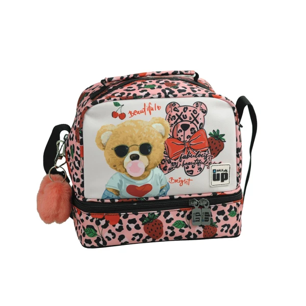 BACK ME UP ΤΣΑΝΤΑΚΙ ΦΑΓΗΤΟΥ ΟΒΑΛ FASHION BEAR