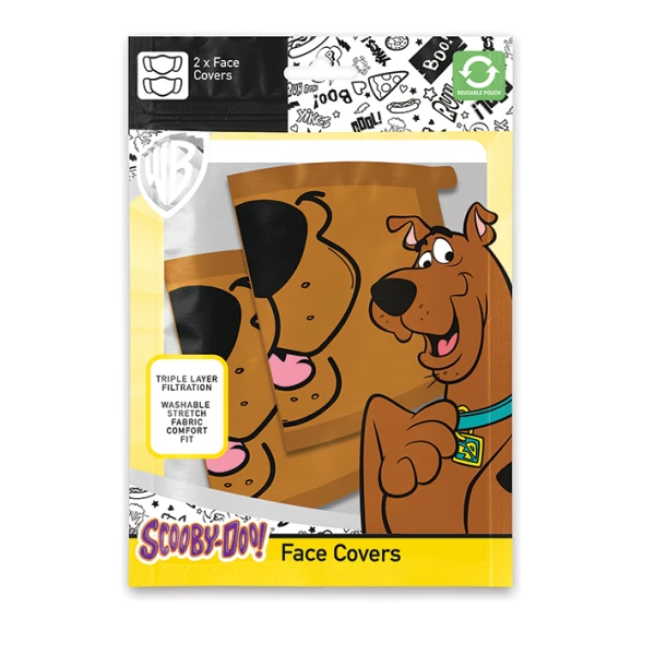 ΥΦΑΣΜΑΤΙΚΗ ΜΑΣΚΑ SCOOBY DOO MOUTH 2 τεμ.