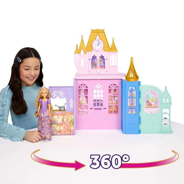 DISNEY PRINCESS ΠΡΙΓΚΙΠΙΚΟ ΚΑΣΤΡΟ ΒΑΛΙΤΣΑΚΙ & ΚΟΥΚΛΑ