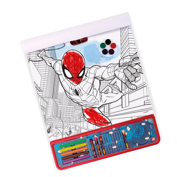 GIGA BLOCK ΣΕΤ ΖΩΓΡΑΦΙΚΗΣ SPIDER-MAN EVERGREEN 5 ΣΕ 1 ΓΙΑ 3+ ΧΡΟΝΩΝ