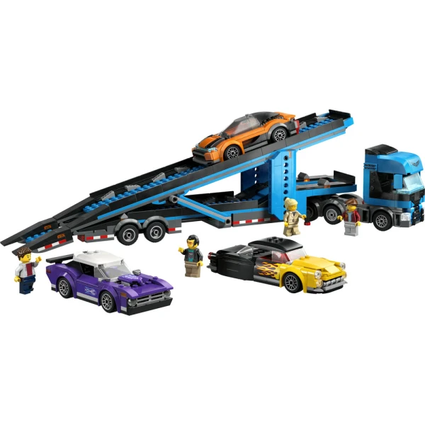 LEGO® CITY ΦΟΡΤΗΓΟ ΜΕΤΑΦΟΡΕΑΣ ΑΥΤΟΚΙΝΗΤΩΝ ΜΕ ΣΠΟΡ ΑΥΤΟΚΙΝΗΤΑ