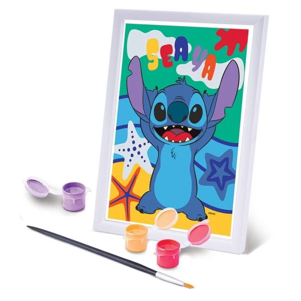 HAPPIHOBBI PAINT & FRAME PAINT BY NUMBERS STITCH