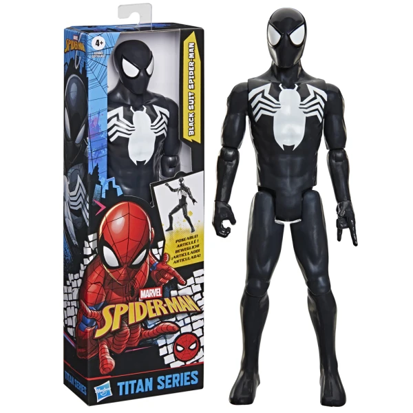 MARVEL SPIDERMAN TITAN HERO SERIES SYMBIOTE ΦΙΓΟΥΡΑ - BLACK SUIT SPIDERMAN