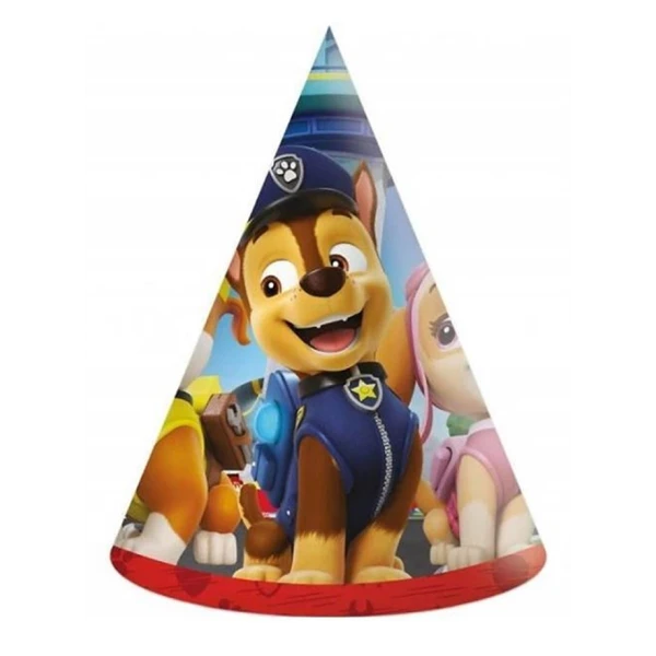 ΧΑΡΤΙΝΑ ΚΑΠΕΛΑ 6 τεμ. PAW PATROL RESCUE HEROES