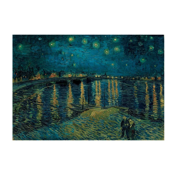 CLEMENTONI ΠΑΖΛ MUSEUM VAN GOGH ΈΝΑΣΤΡΗ ΝΥΧΤΑ ΠΑΝΩ ΑΠΟ ΤΟ ΡΗΝΟ 1000 τεμ.