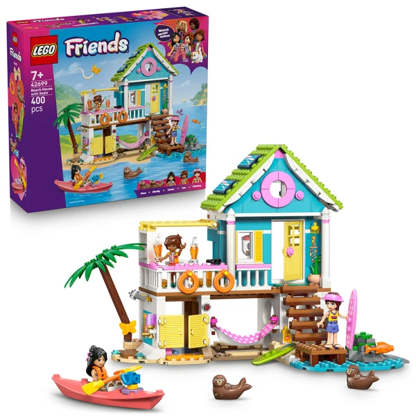 LEGO® FRIENDS ΠΑΡΑΛΙΑΚΟ ΣΠΙΤΙ ΜΕ ΦΩΚΙΕΣ