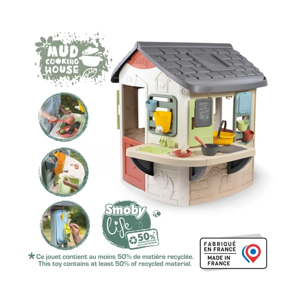 SMOBY LIFE ΣΠΙΤΑΚΙ MUD COOKING HOUSE