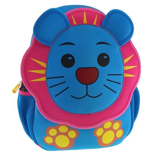 INFANT\'S BACKPACK ANIMAL FRIENDS BLUE LION