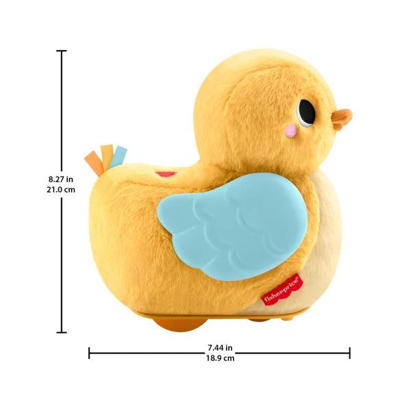FISHER PRICE SOFT DUCK WITH MOTION AND SOUNDS