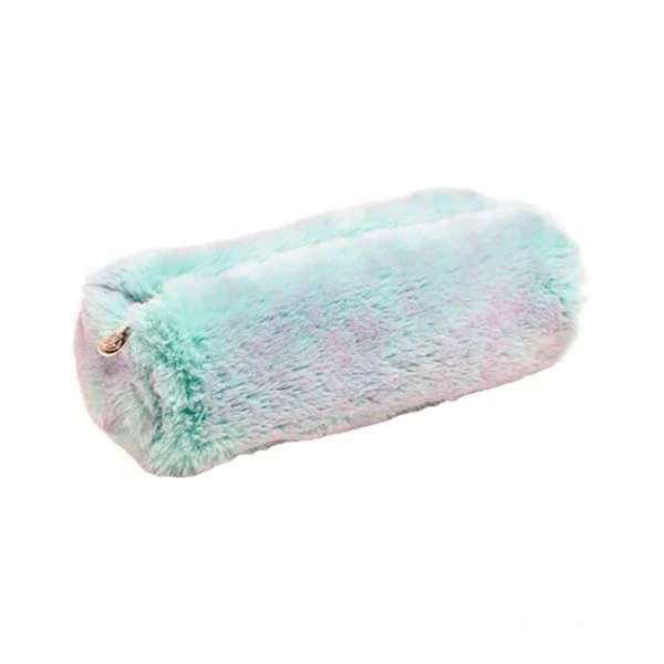 EXACOMPTA PLUSH BARREL PENCIL CASE 23 x 7.5 x 9 cm - 2 COLOURS