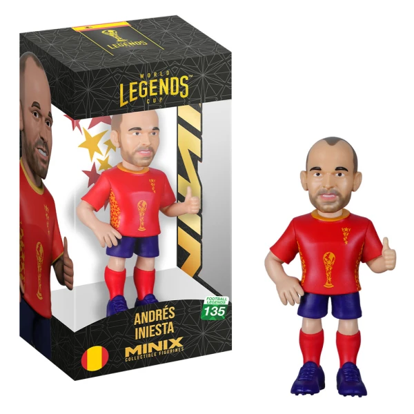 MINIX LEGENDS WORLD CUP ΙΣΠΑΝΙΑ ΦΙΓΟΥΡΑ 12 cm ANDRES INIESTA