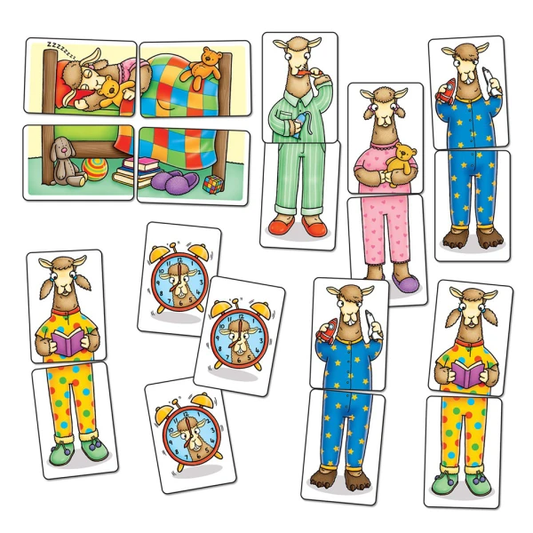 ORCHARD TOYS ΕΠΙΤΡΑΠΕΖΙΟ ΠΑΙΧΝΙΔΙ ΑΝΤΙΣΤΟΙΧΙΣΗΣ LLAMAS IN PYJAMAS